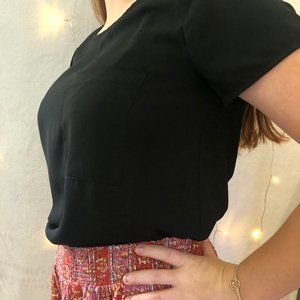 Black Silk Forever 21 Top